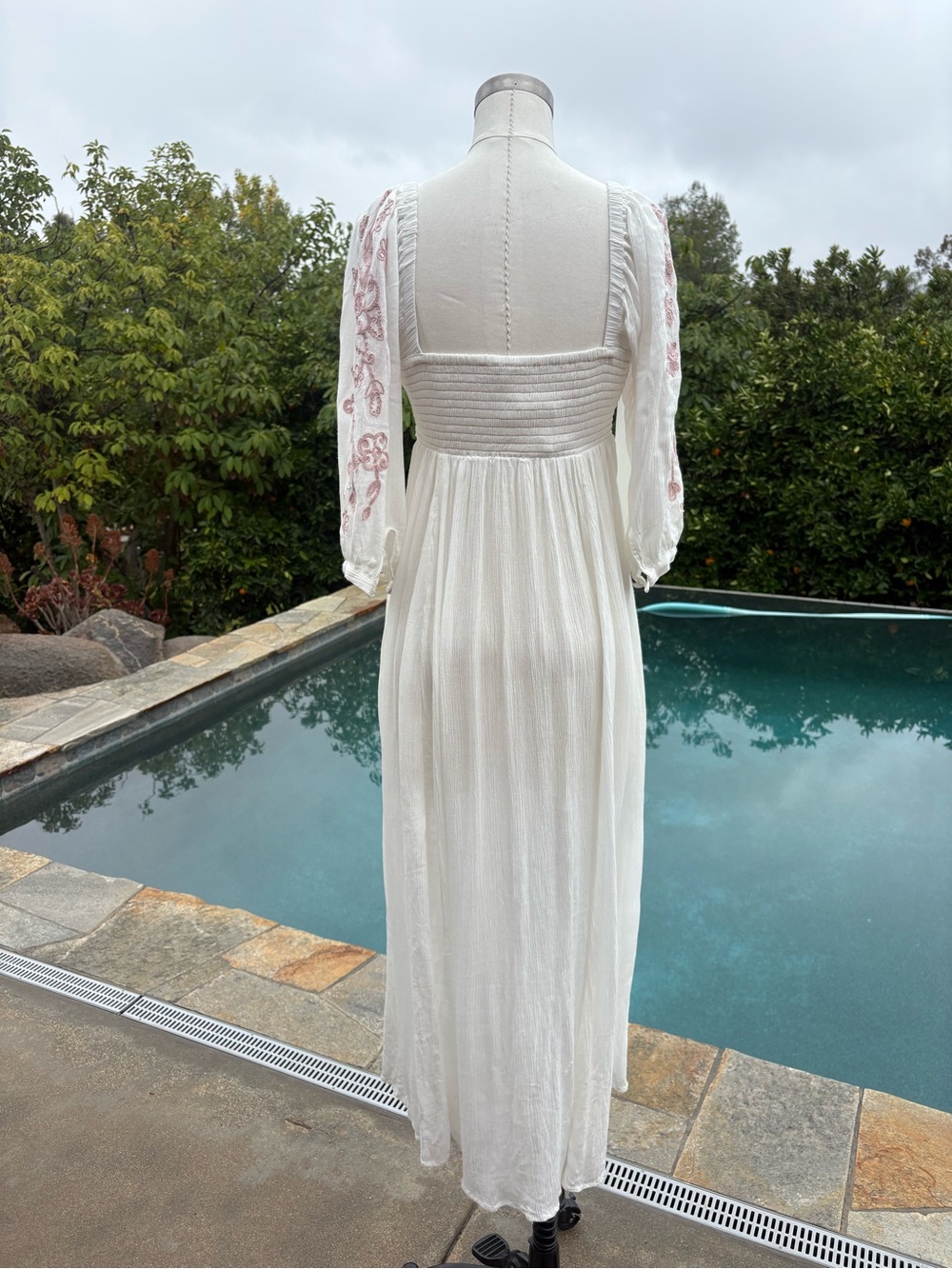 Free People Wedgewood Maxi dress size S in Ivory NWT B261 - Picture 2 of 11